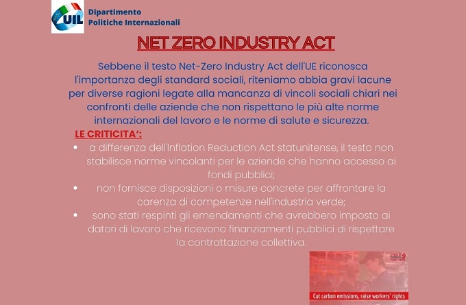 Net-Zero Industry Act 